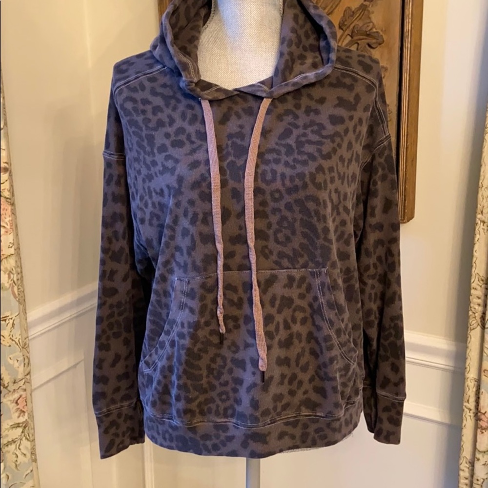 Sundry Leopard Hoodie XS